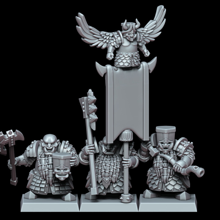 CHAOS DWARF COMMAND GROUP 4 image