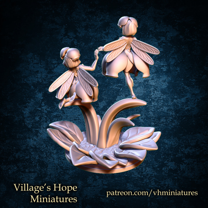 Lily of the valley twin fairy image