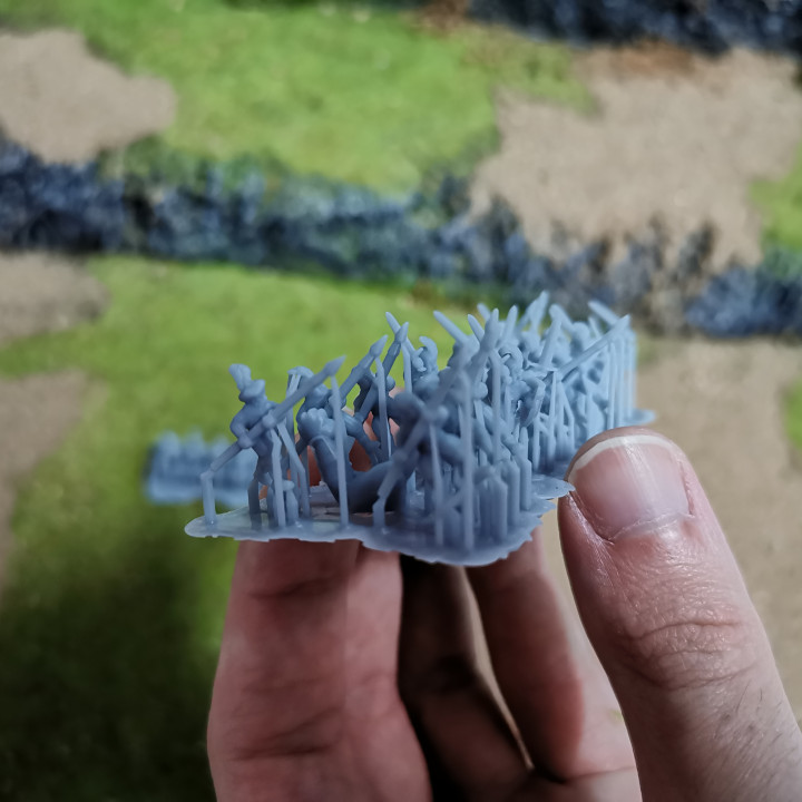 Empire soldiers swords and spears 10 mm warmaster image