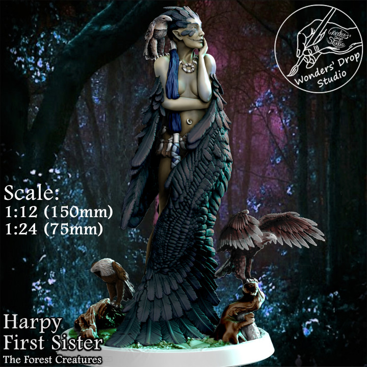 Harpy First Sister (1:12 & 1:24 scales) - The Forest Creatures image