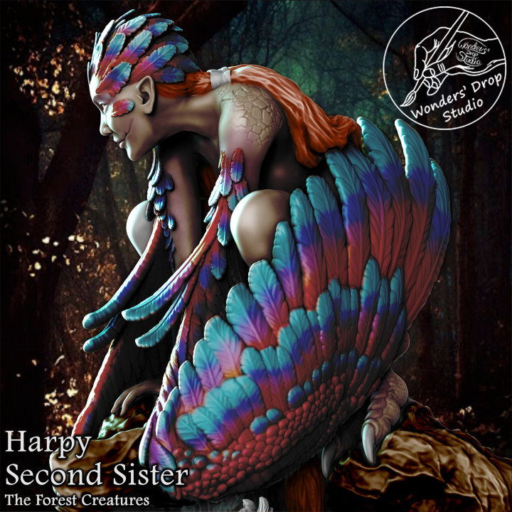 Harpy Second Sister (1:12 & 1:24 scales) - The Forest Creatures image