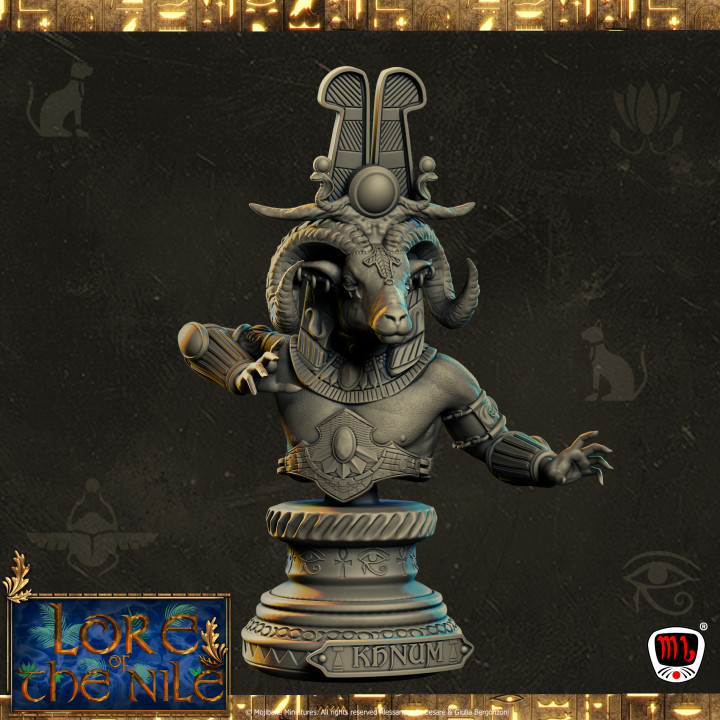 Khnum, Creator of Life Bust (Pre-supported)