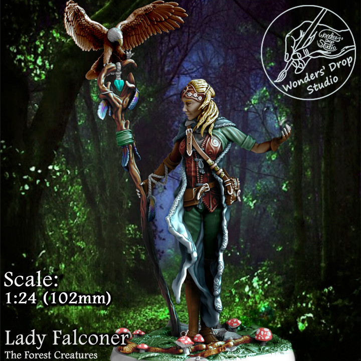 Lady Falconer (1:24 scale) - The Forest Creatures image