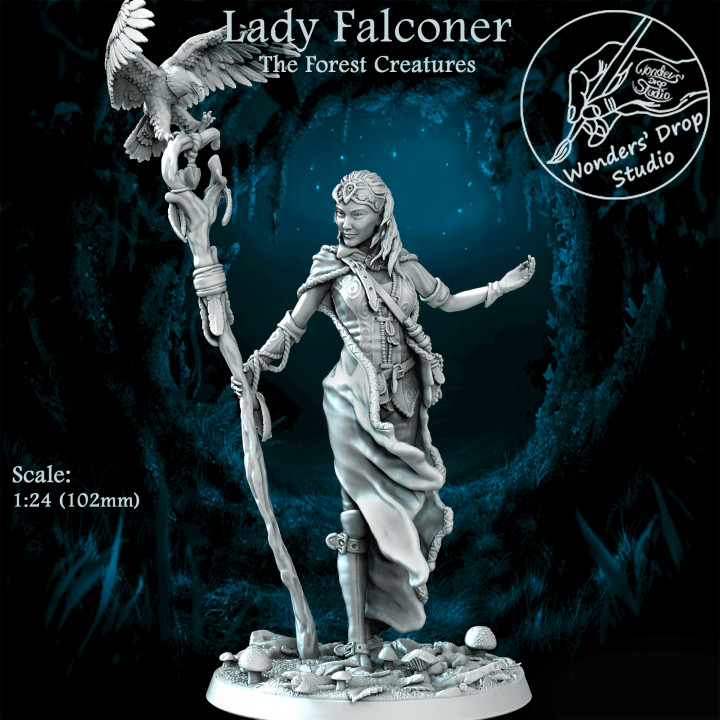 Lady Falconer (1:24 scale) - The Forest Creatures image