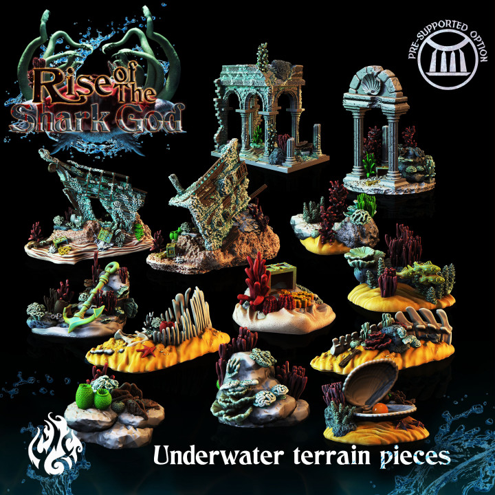 Underwater Terrain pieces image