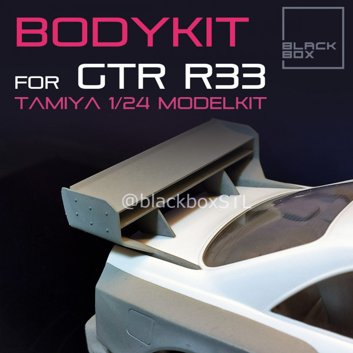 BODYKIT FOR GTR R33 TAMIYA 1-24TH MODELKIT image