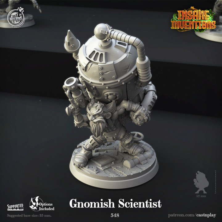 Gnomish Scientist (Pre-Supported) image