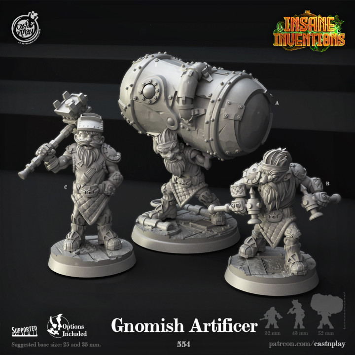 Gnomish Artificers (Pre-Supported) image