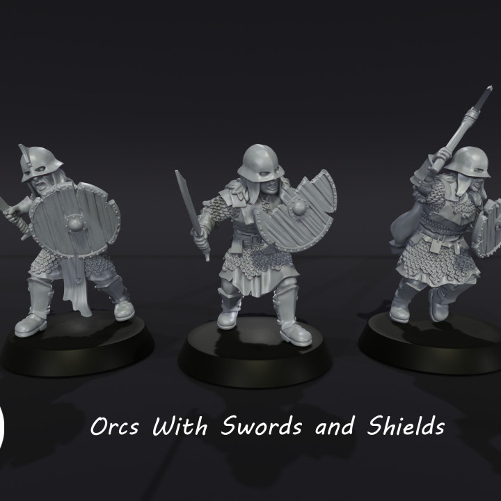 Orc Warriors with Sword and shield image