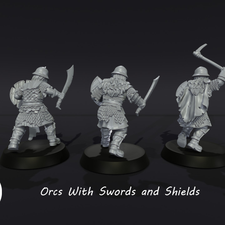 Orc Warriors with Sword and shield image