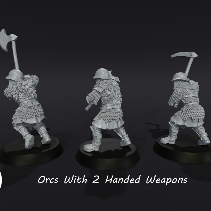 orc Warriors with 2 Handed Weapon image