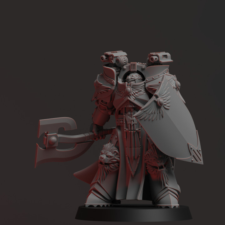 Scions - Ignarr Shen, Warden of the Inixian Gap, Archein in Bulwark Armour image