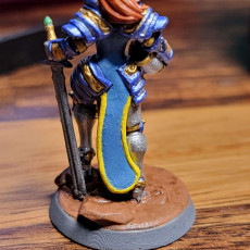 Picture of print of Female Knight 05 - Captain