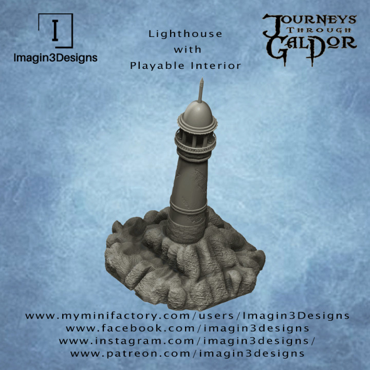 Lighthouse with Playable Interior image
