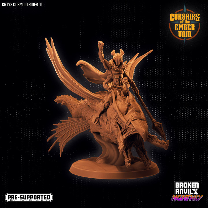 Corsairs of the Ember Void - Krtyx Cosmoid Rider 01 image