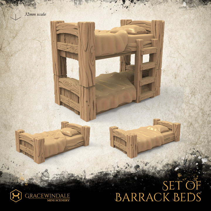 Set of Barracks Beds image