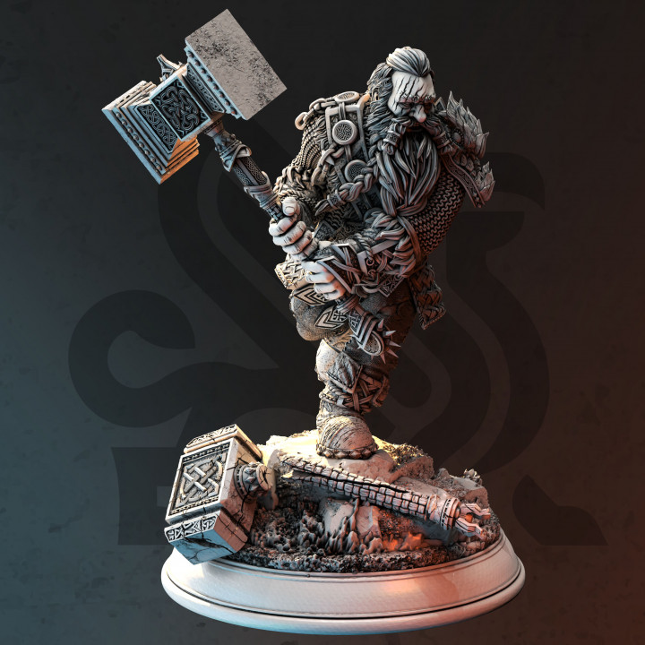 Elite Dwarf Barbarian - Rend 'Madbeard' Mathias image