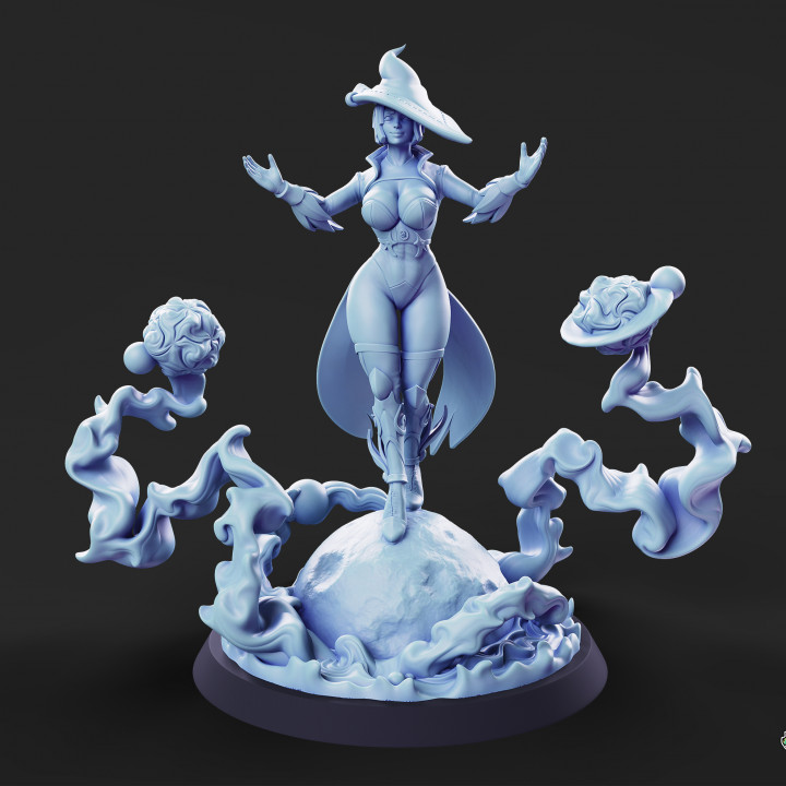 Arcane Witch Pose 4 - 6 Variants and Pinup image