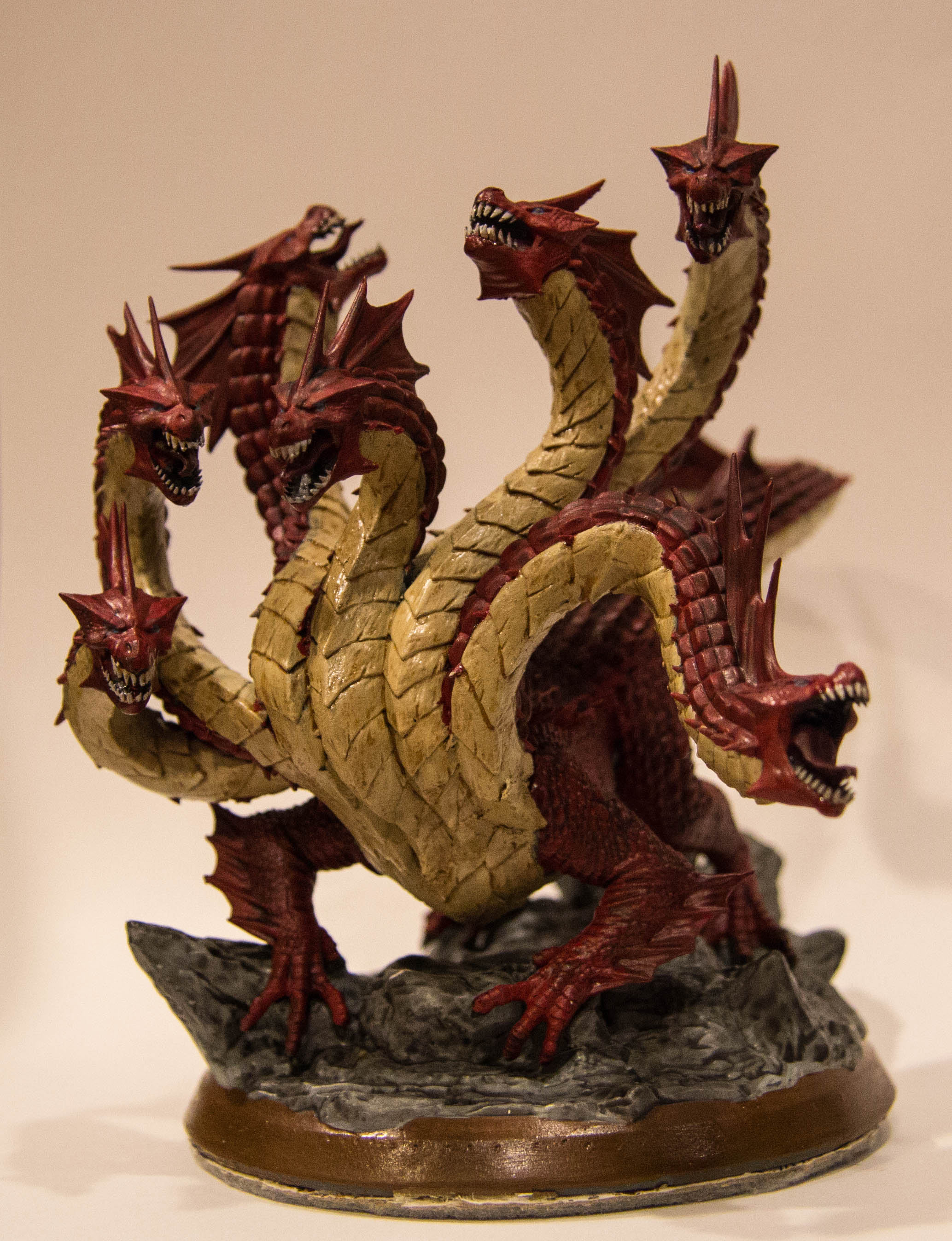 The Seven Headed Terror | Flesh of Gods | RESIN | Monster Hydra | Many Headed Dragon | Fantasy | top DnD | RPG | Tabletop | Gaming | Miniatures