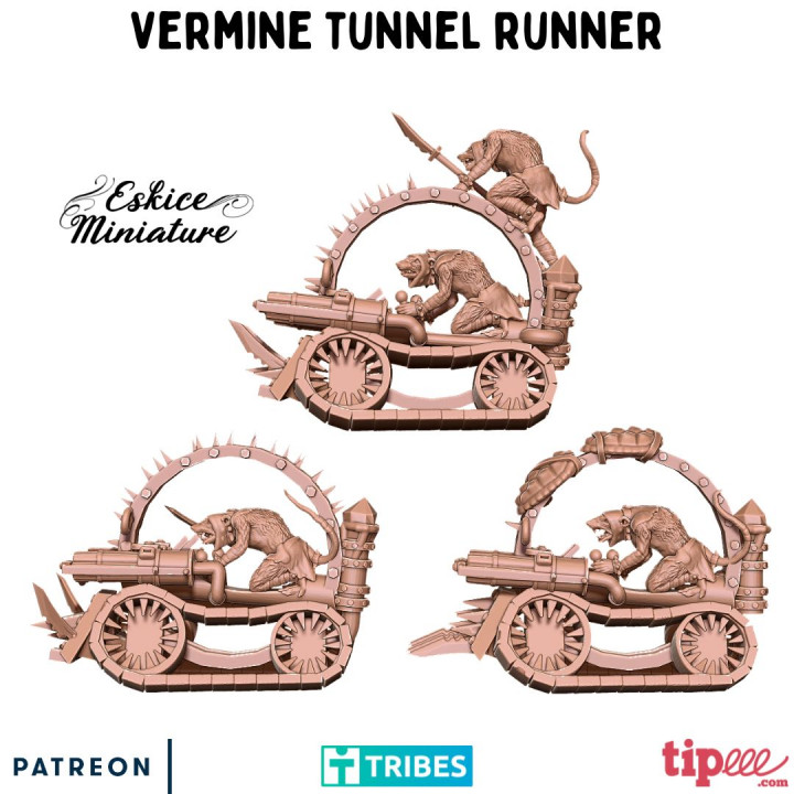 Vermine tunnel runner on bike - 28mm image