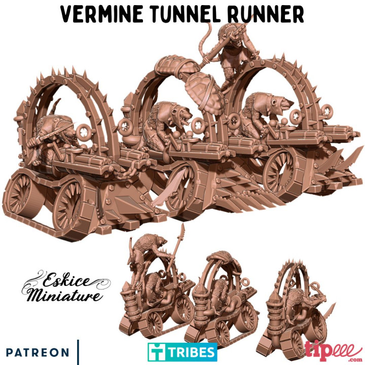 Vermine tunnel runner on bike - 28mm image