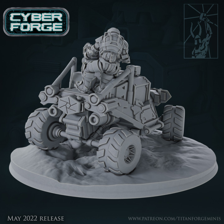 Cyber Forge Red vs Blue Wardog Diorama image
