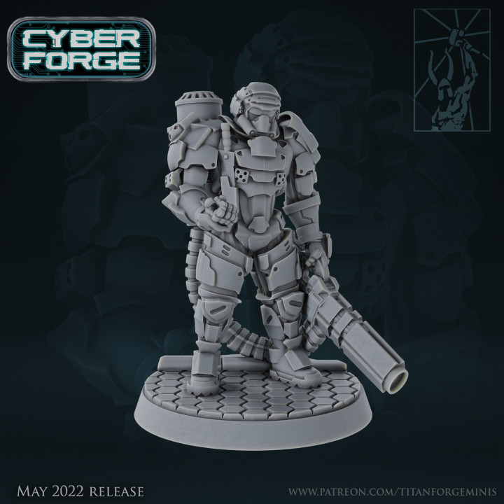 Cyber Forge Red vs Blue Redthree image