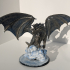Silver Dragon Set / Legendary Drake / Winged Mountain Encounter / Magical Beast print image