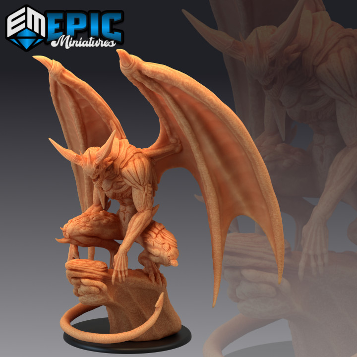 3D Printable Satan / Demon Lord / Devil Boss / Hell Encounter / Evil ...