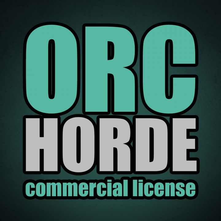 COMMERCIAL LICENSE - ORC HORDE PACK image