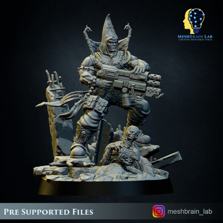 FIRST 100 FOLLOWERS FREE STL!! Imperial inquisitor Torquemada image