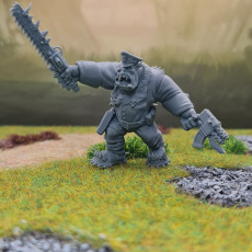 Picture of print of Ork  nobz General