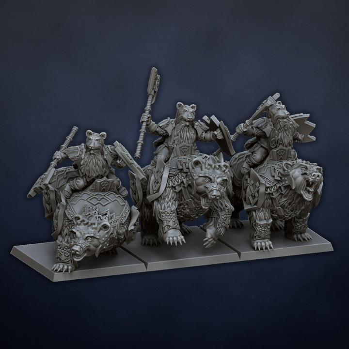 Dwarf Riders on Bear image