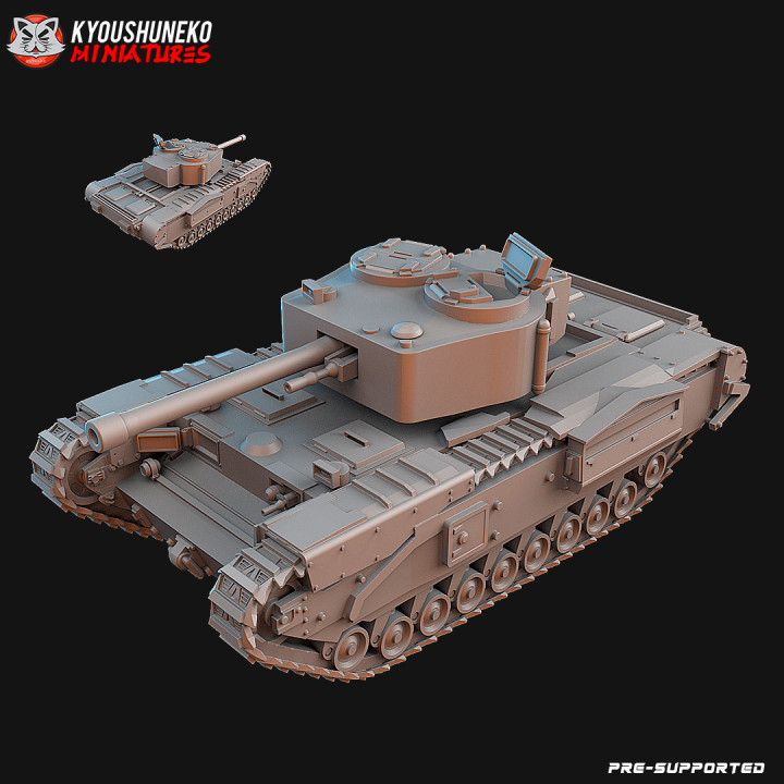 British Churchill Tank ww2 image