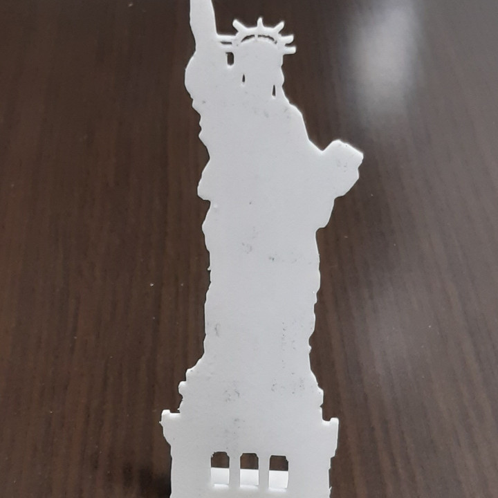 Liberty Statue silhouette image