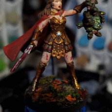 Picture of print of Princess Andromeda and Pegasus - 32mm scale