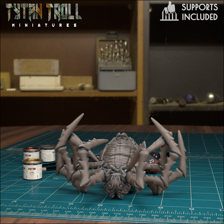 Dead Giant Spider 02 [Pre-Supported] image