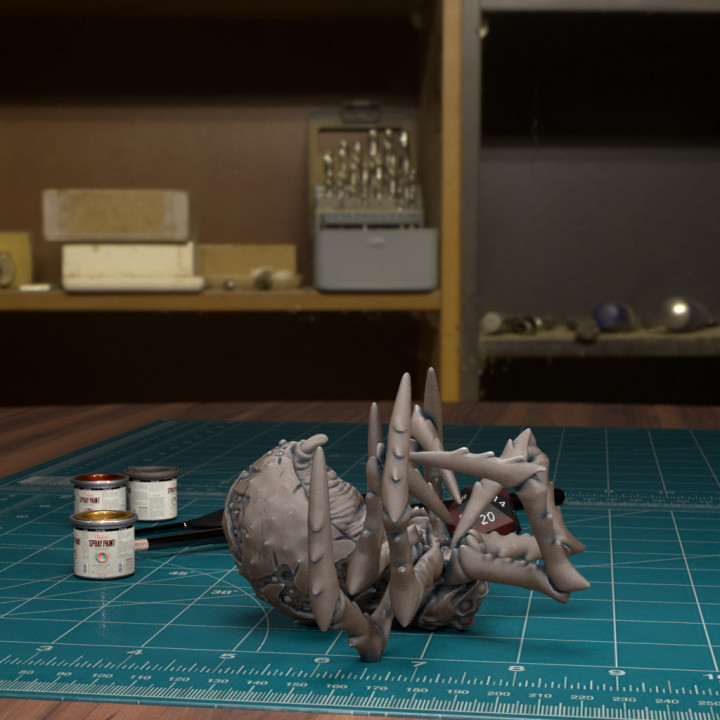 Dead Giant Spider 02 [Pre-Supported] image