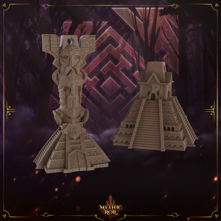 Aztec/ Viking Keychains | Mythic Roll image