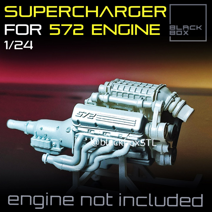 Supercharger set for 572 ENGINE 1-24th image