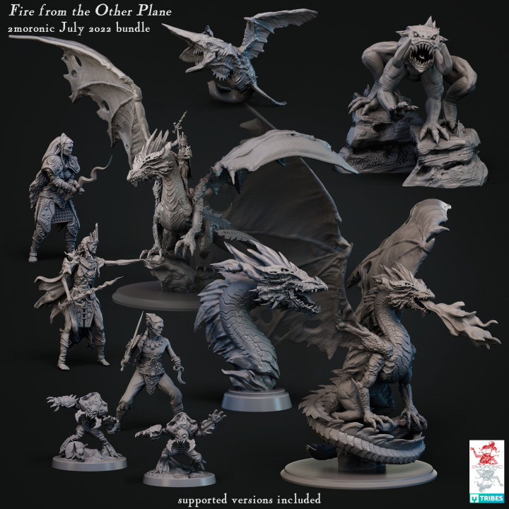 Fire from the Other Plane - Red Dragon and Giths bundle 19 image
