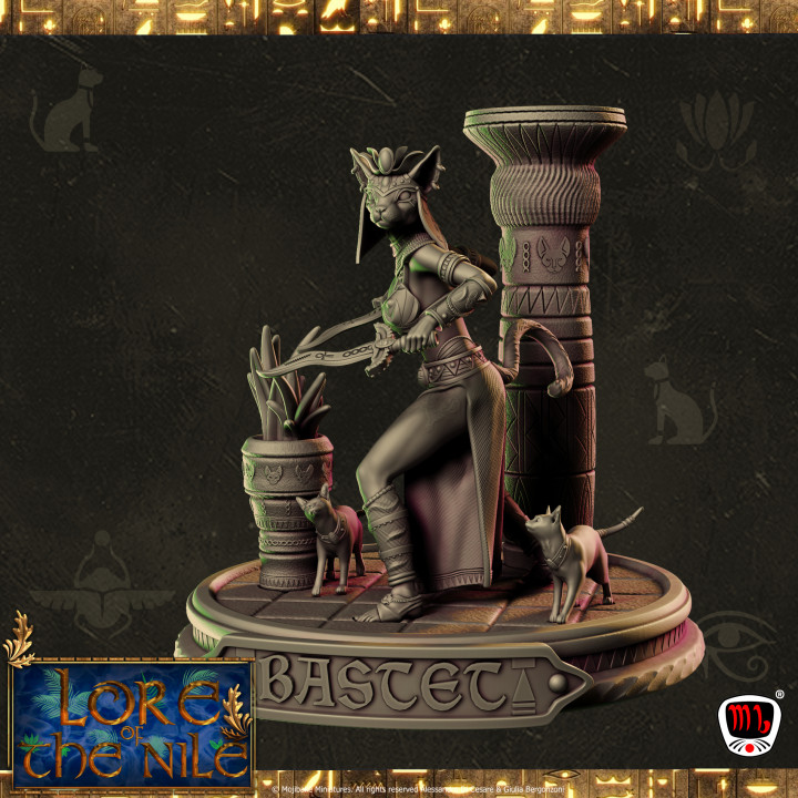 Bastet, Goddess of Beauty Diorama (pre-supported)'s Cover