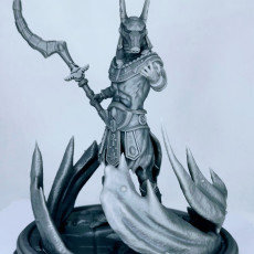 Picture of print of Seth, God of Chaos Diorama (Pre-supported)