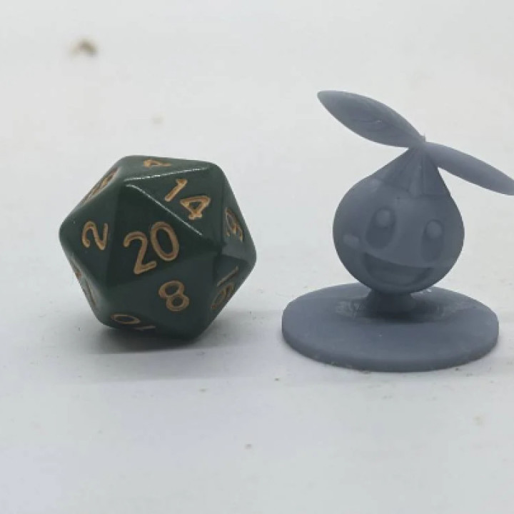 Kirby inspired, Foley, Tabletop DnD miniature image
