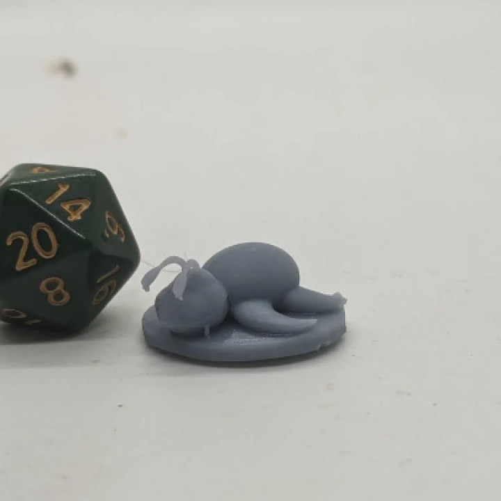 Kirby inspired, Walf, Tabletop DnD miniature image