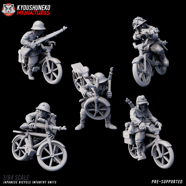 Japanese Bicycle Infantry Units ww2