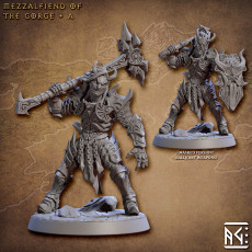 3D Printable Mezzalfiend of the Gorge - Modular E by Artisan 3D Printable Mezzalfiend of the Gorge - Modular E by Artisan
