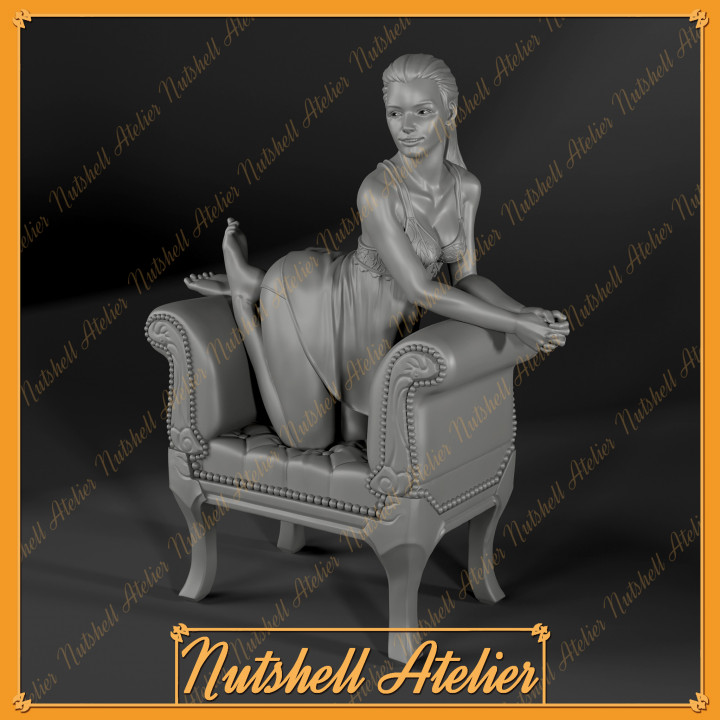 Nutshell Atelier - Pose 05 - on the chair image