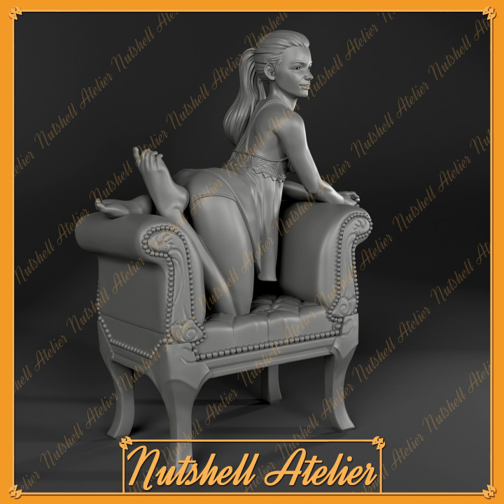 Nutshell Atelier - Pose 05 - on the chair image