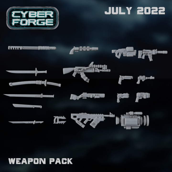 Cyber Forge Anniversary Route 77 Weapon Pack image